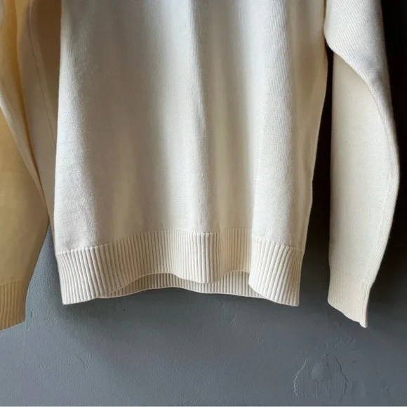 Peter Millar Classic Cream Men's Sweater ~ M NWT